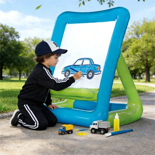 Inflatable Writing Easel Color Painting Drawing Board Shelf factory